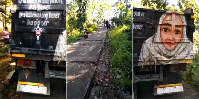 Heboh Truk Nyasar ke Kuburan Usai Ditumpangi 2 Cewek, Sopir Linglung Truk Nyasar ke Kuburan